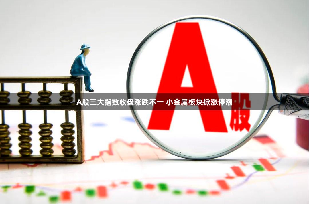 A股三大指数收盘涨跌不一 小金属板块掀涨停潮